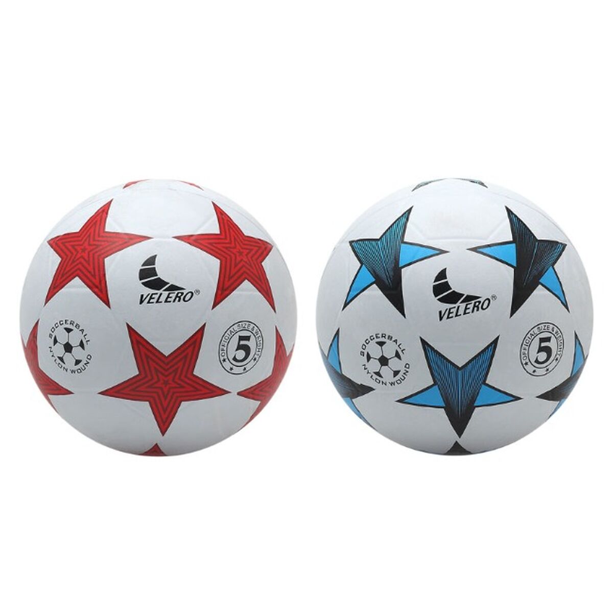 Pallo Ø 23 cm luonnonkumi, monivärinen lasten pallo 6+ vuotta, leikkeihin