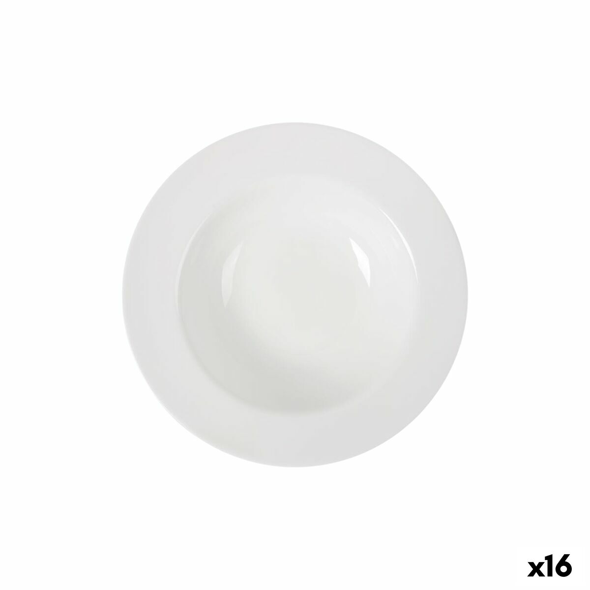 Pastalautanen ø 27,8 cm, syvä pasta-astia 16 kpl valkoinen kotikäyttöön