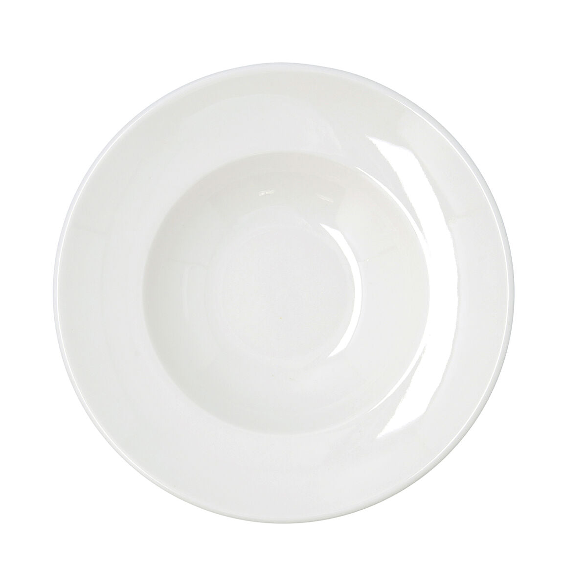 Pastalautanen 27 cm, pinottava keramiikka, valkoinen, 6 kpl, sopii arkeen