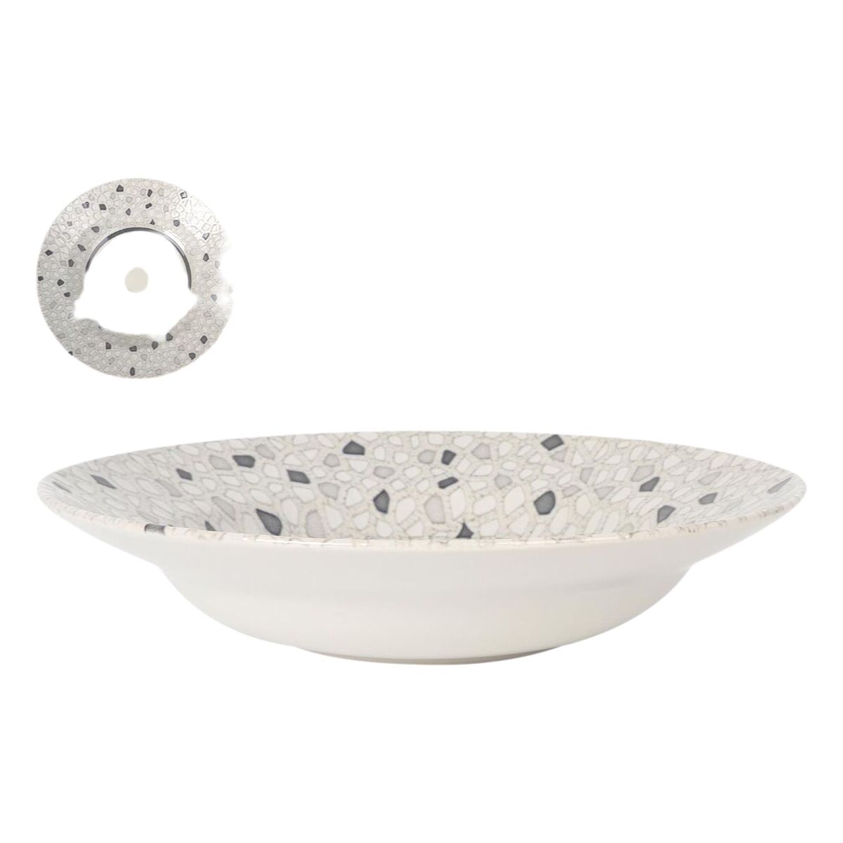 Pastalautanen Ø 29 cm, 6 kpl - barokkimainen kuviollinen setti ruokailuun