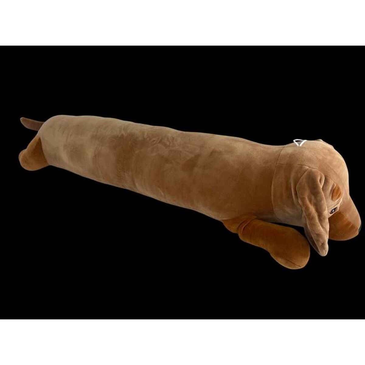 Pehmolelu 120 cm pitkä mäyräkoira pehmeä polyesteri, halaustyyny, sängylle