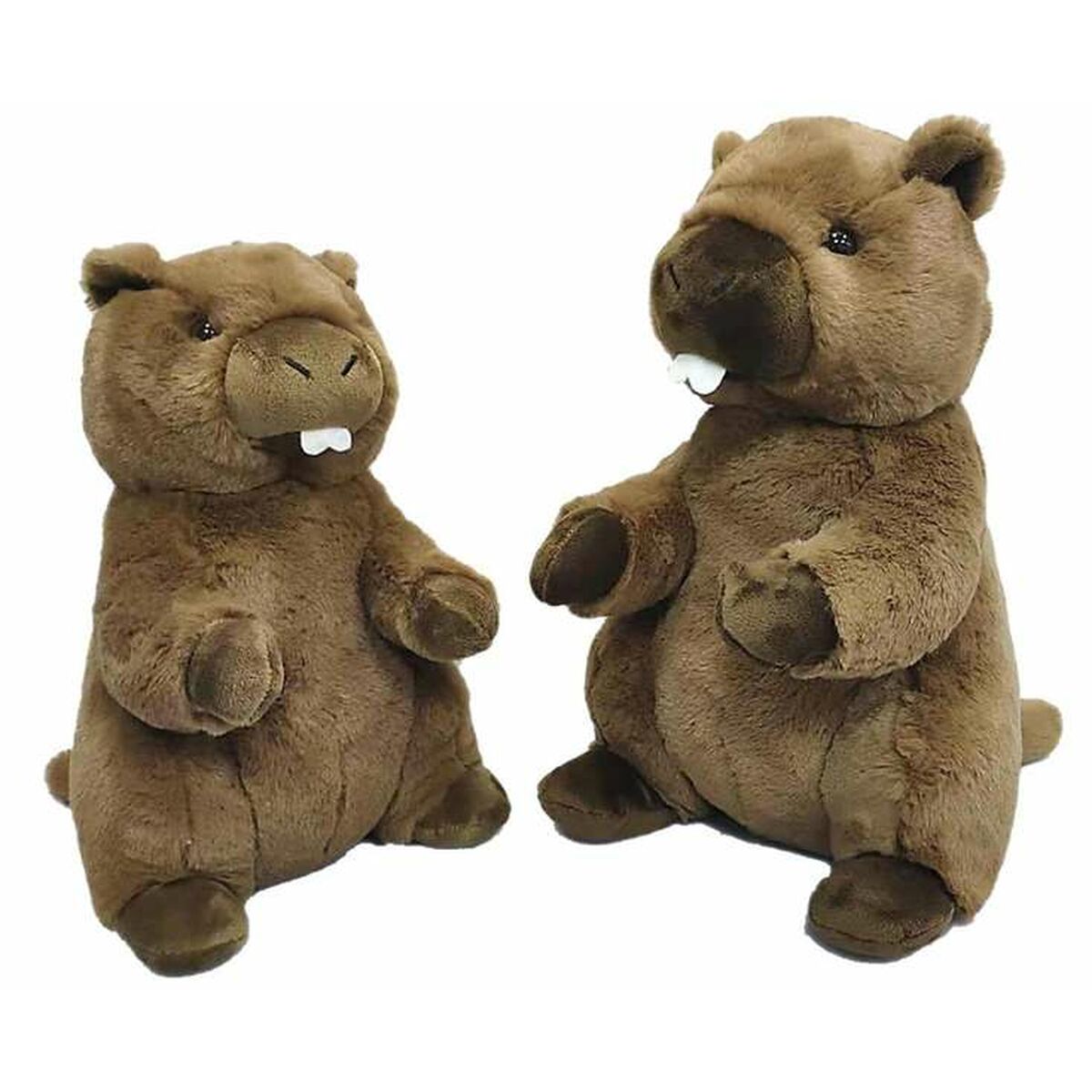 Pehmolelu marmotti 38 cm, pehmeä istuva pehmoeläin vauvoille & lapsille