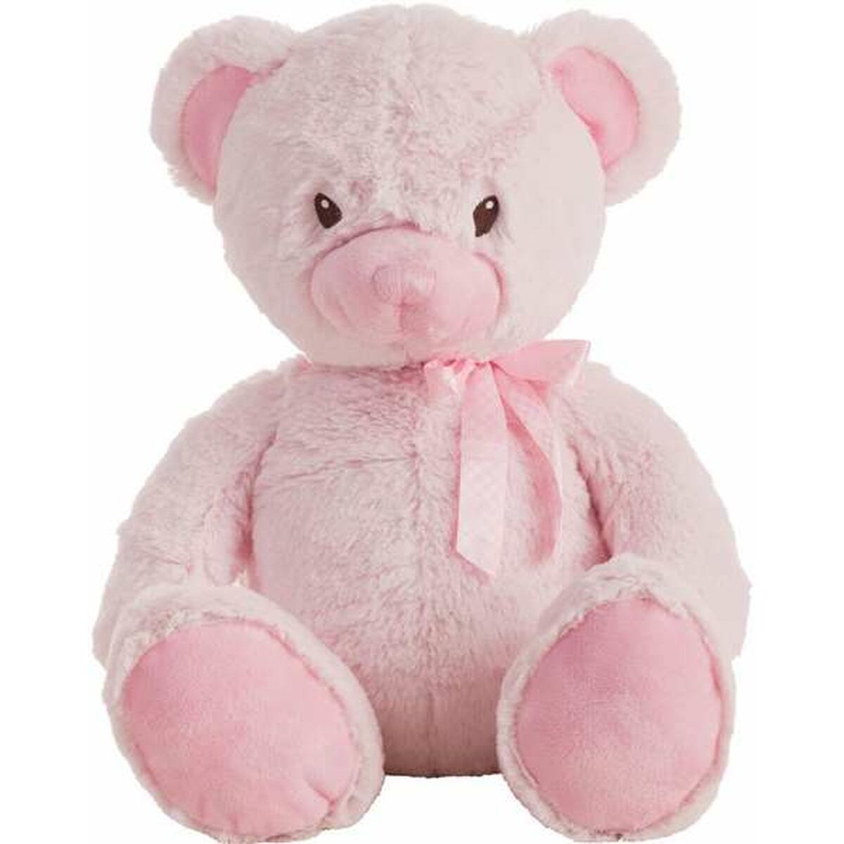 Pehmolelu nalle 42 cm, istuva pinkki pehmonalle lapsille 3+ yöunille