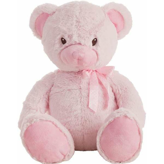 Pehmolelu nalle 42 cm, istuva pinkki pehmonalle lapsille 3+ yöunille