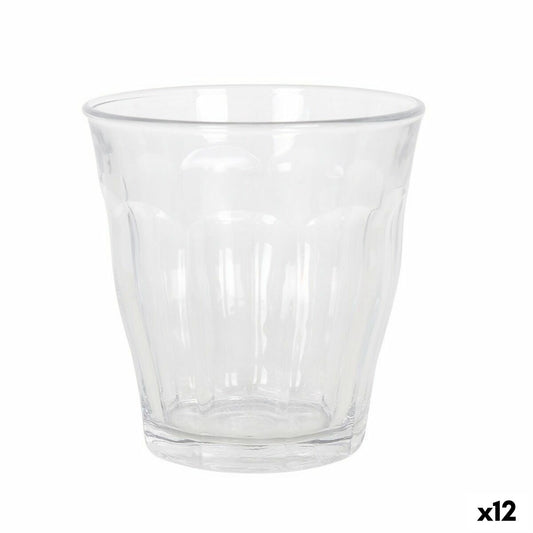 Picardie lasit 310 ml, 4 kpl setti läpinäkyvä, juomalasit keittiöön - Duralex