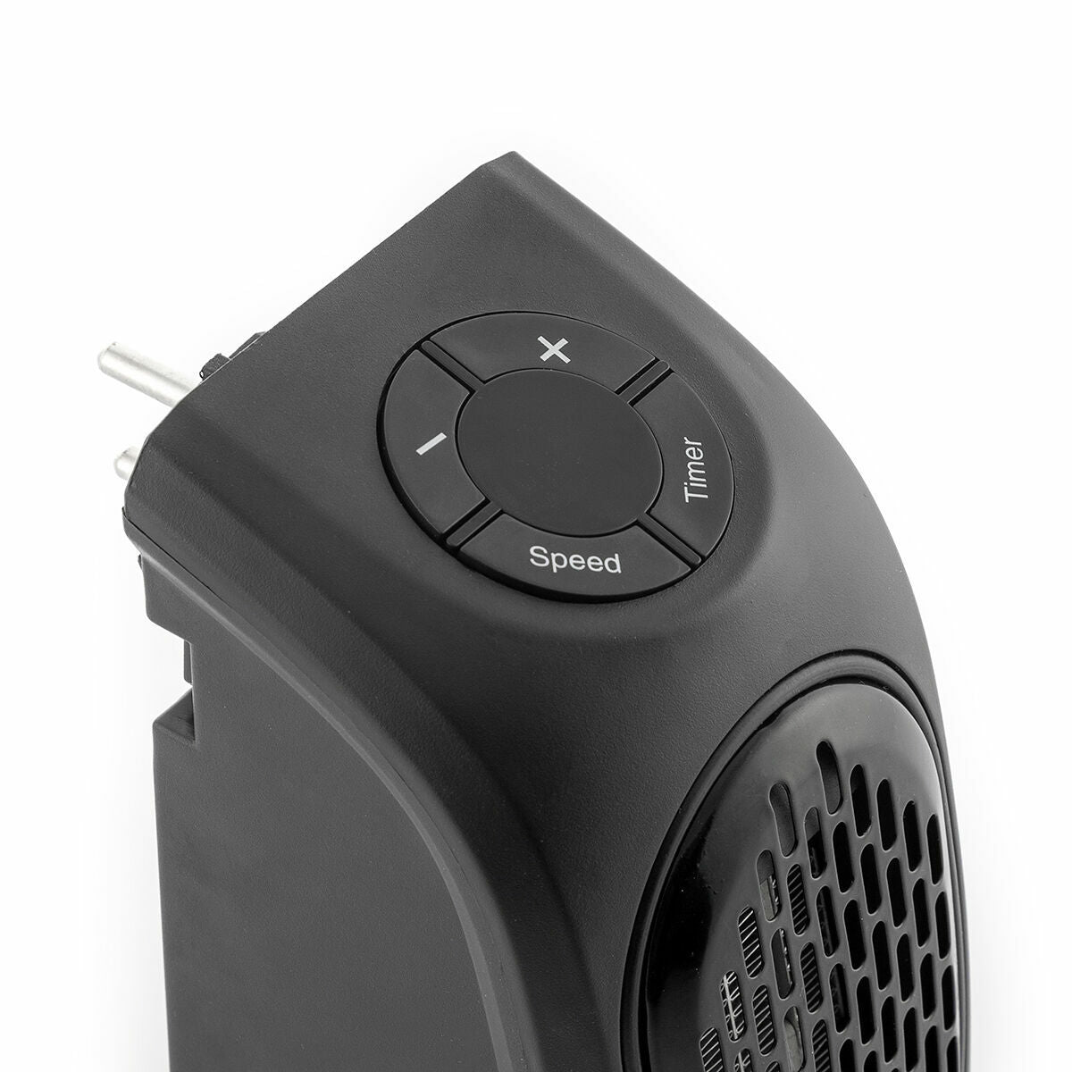 Pistokkeellinen lämmitin 400 W mini, LED-näyttö & ajastin, pieniin tiloihin