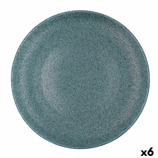 Pizzalautanen 30 cm, pinottava keramiikka sininen - 6 osaa, astianpesukone