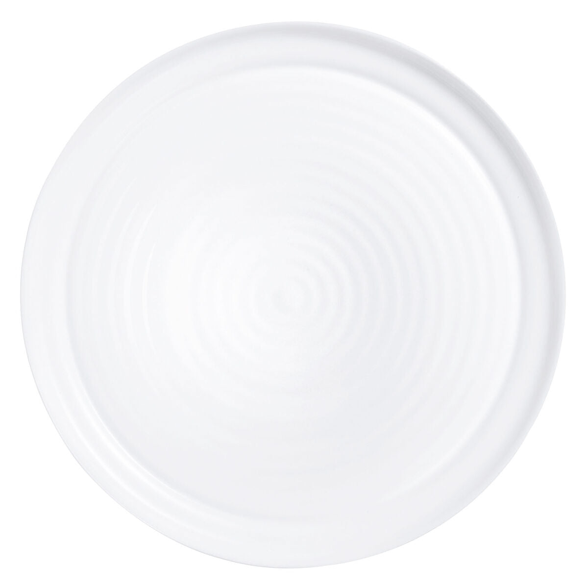 Pizzalautanen Ø 32 cm, valkoinen lasi - 6 kpl, tiskikoneeseen sopiva, tarjoiluun
