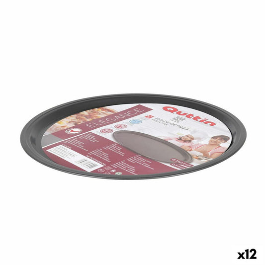 Pizzalautanen 33 x 1,5 cm, 12 kpl - pyöreä leivin-/tarjoilulautanen Quttin
