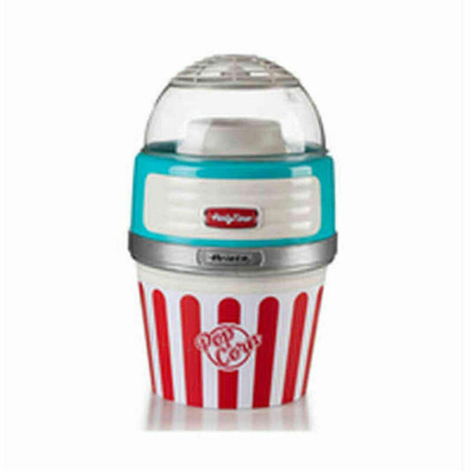 Popcorn-kone 1100 W, 60 g, retro 2957/01, turkoosi/punainen/valkoinen kotikäyttöön