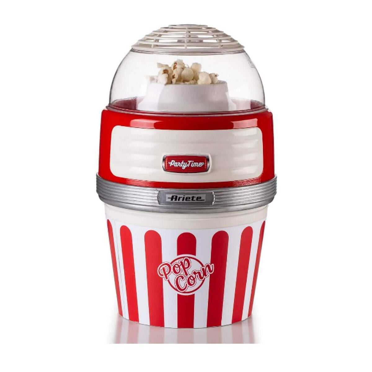 Popcorn-kone 1100 W, 60 g, retro 2957/01, turkoosi/punainen/valkoinen kotikäyttöön