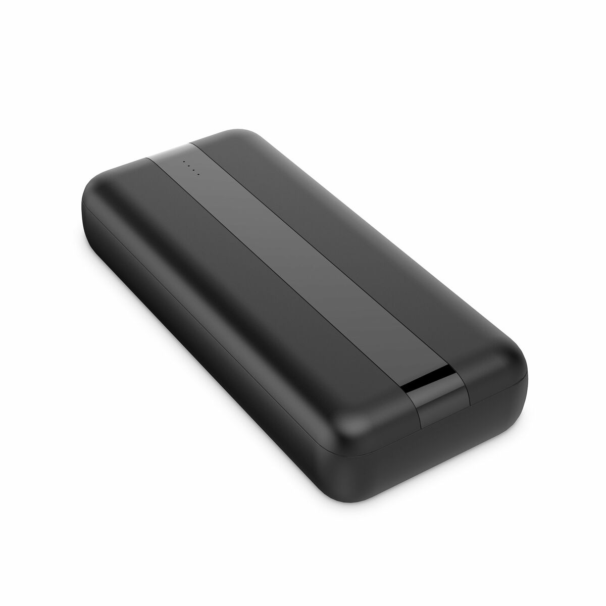 Powerbank 20000 mAh, nopea lataus, EU-pistoke & 3-porttinen, matkalle, musta
