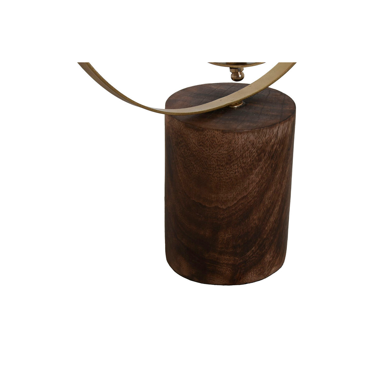 Pöytämaapallo kullattu & vaaleanpunainen vintage, mangojalusta 28 x 20 x 39 cm