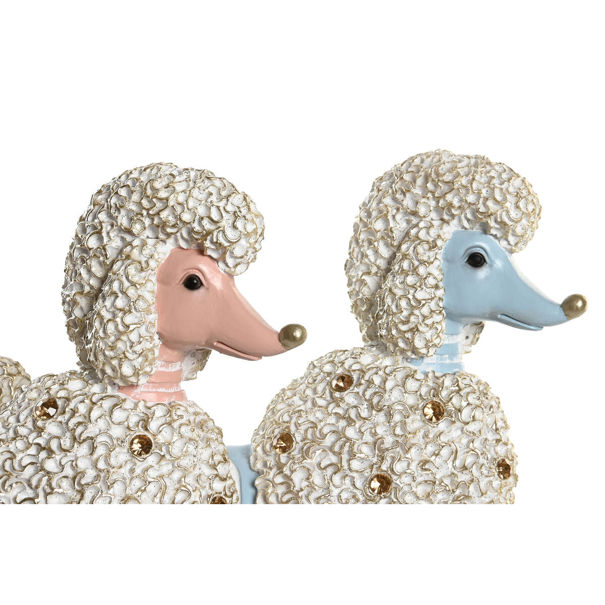 Pudeli koriste 25 x 8 x 27,5 cm, 2 kpl, sininen & pinkki, resiini skandinaavinen