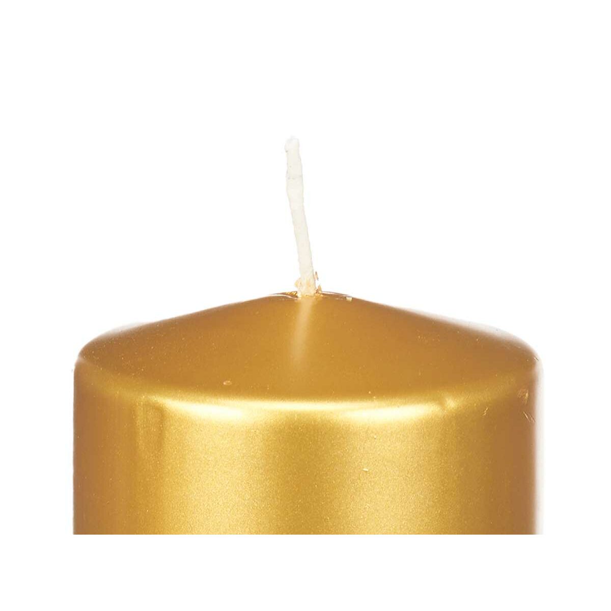 Pylväskynttilä 9 x 20 cm kullattu, metallinhohde, 80 h paloaika, 8 kpl