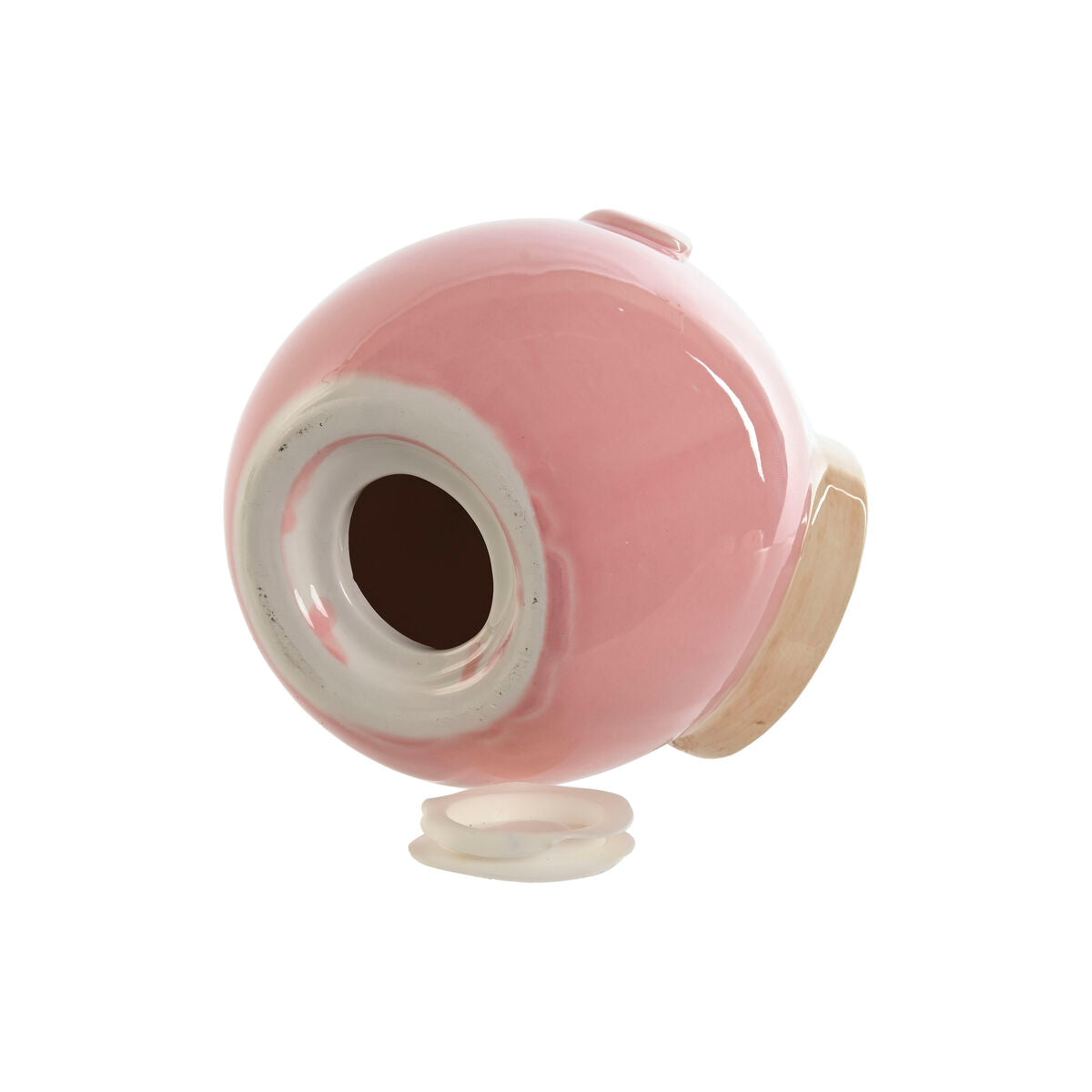 Rahalipas possu dolomiitti, vaaleanpunainen 13 x 12 x 12 cm, lapsille & lahjaksi