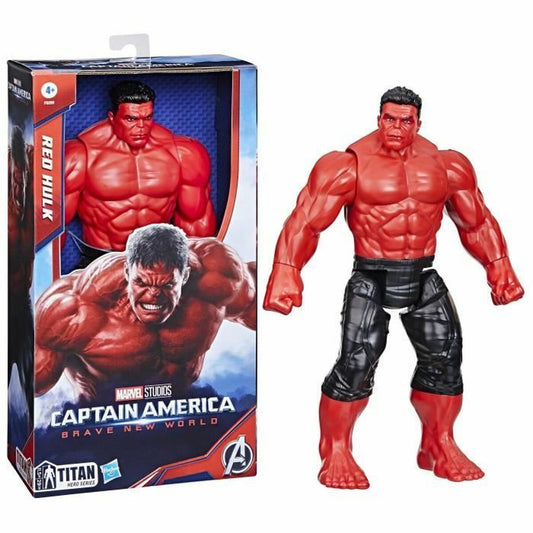 Red Hulk figuuri, liikkuvat nivelet, punainen muovinen, suositus 4+ - Hasbro