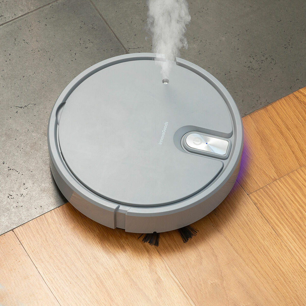 Robotti-imuri ladattava 5-in-1, UV-desinfiointi & kostutin, 220 ml, Ø25×7 cm