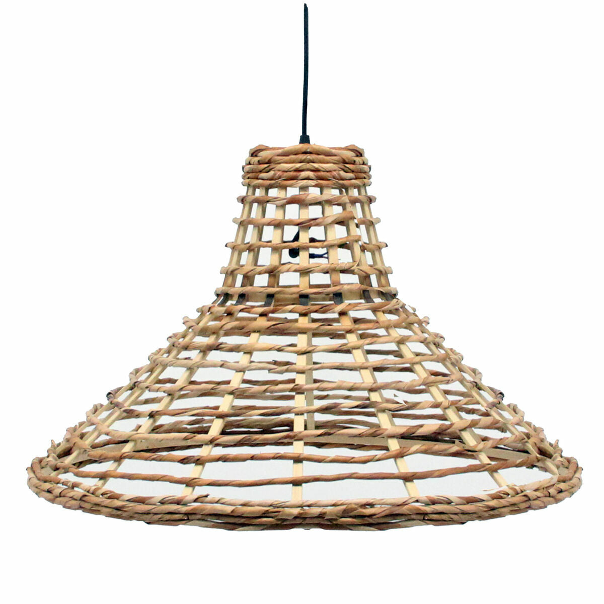 Rottinki kattovalaisin 56 x 56 x 34 cm, E27-kanta 50 W, ruskea
