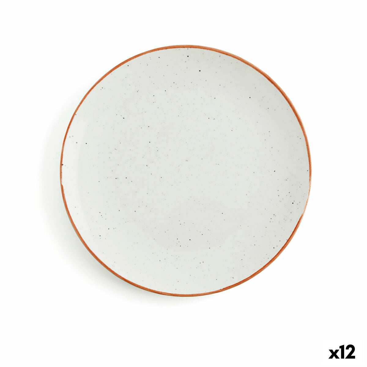 Ruokalautanen 21 cm, keramiikka beige  12 kpl astiasarja, tiskikoneeseen