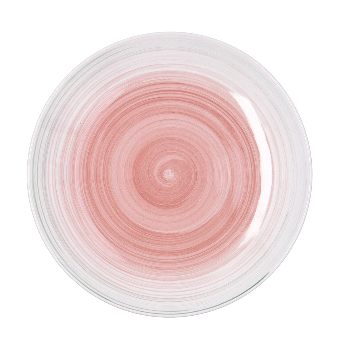 Ruokalautanen 27 cm keraaminen vaaleanpunainen, ruokailuun, 12 kpl