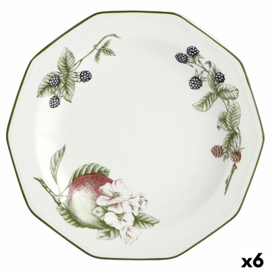 Ruokalautanen 27 cm, 6 kpl, posliini, astianpesukoneeseen sopiva, Orchard-kuosi