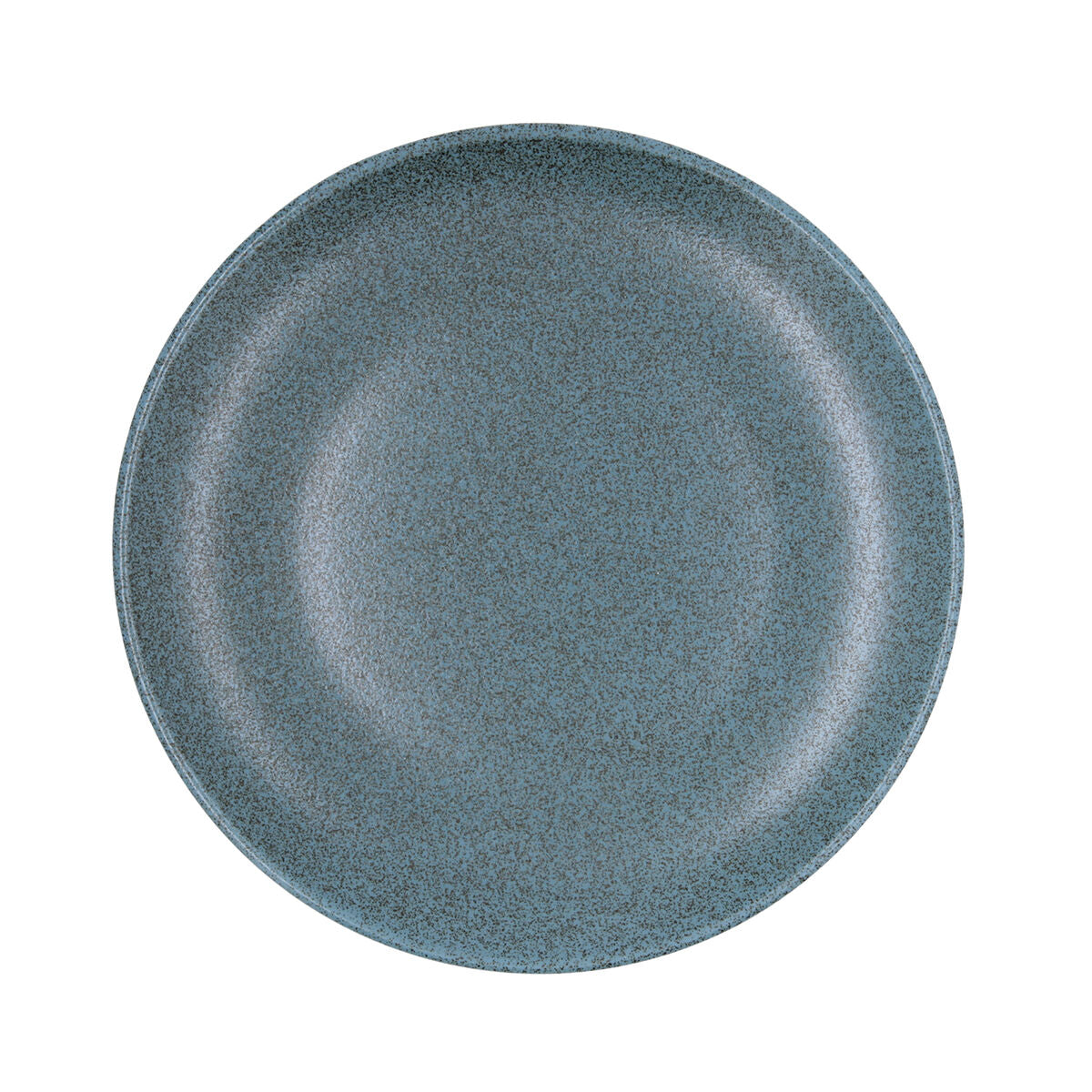 Ruokalautanen Ø 27 cm, keraaminen sininen, 6 kpl, pinottava, mikro- & astianpesukoneen kestävä