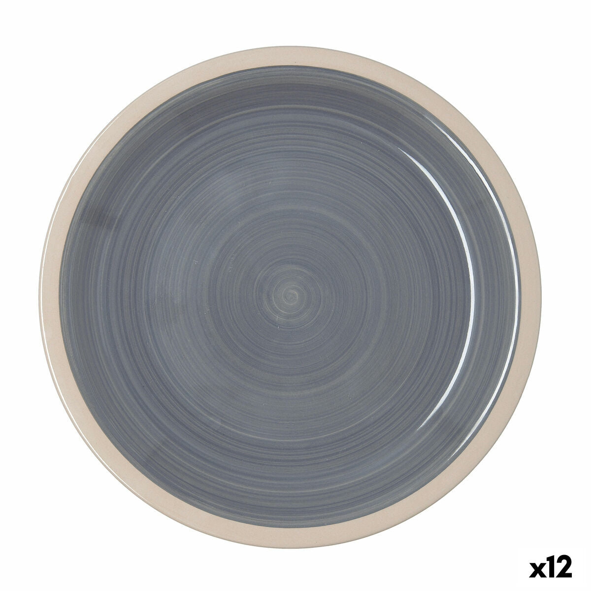 Ruokalautanen 27 cm, astianpesukoneeseen sopiva, keramiikka, beige, 12 kpl