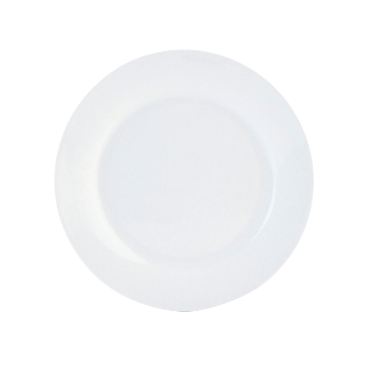 Ruokalautanen 27 cm keramiikka valkoinen, pinottava 12 kpl - kotiin & ravintolaan