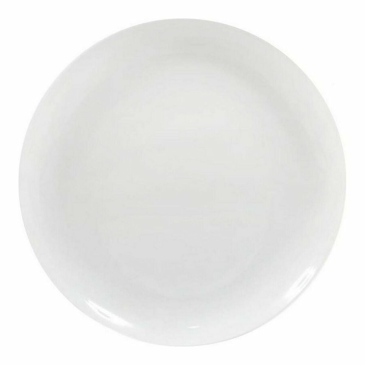Ruokalautanen 27 cm litteä, posliini, 18 osaa valkoinen setti arkiruokailuun