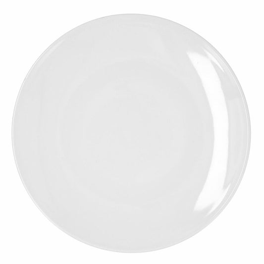 Ruokalautanen 30 cm, astianpesukone- ja mikroaaltokestävä, valkoinen 4 kpl