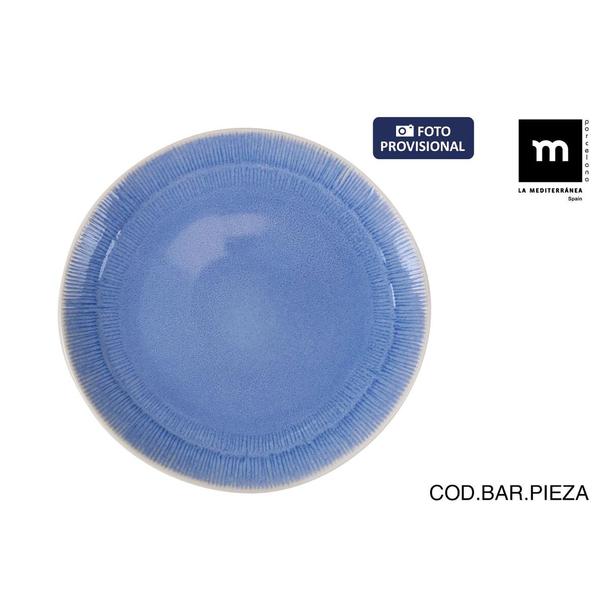 Ruokalautanen sininen 12 osaa, litteä lautanen arki- ja juhlakäyttöön