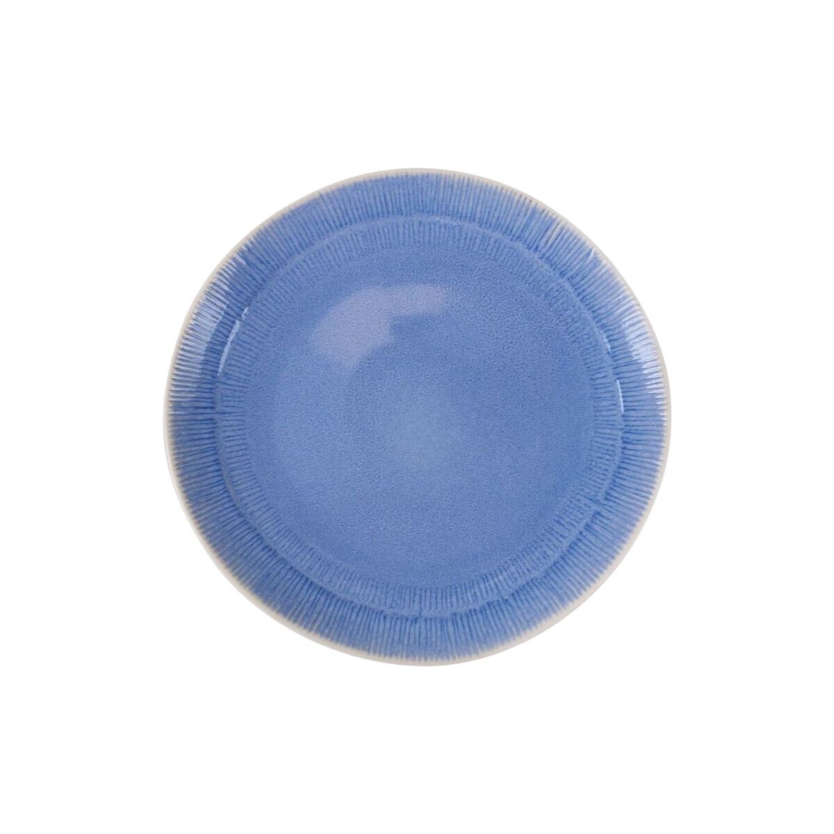 Ruokalautanen sininen 12 osaa, litteä lautanen arki- ja juhlakäyttöön