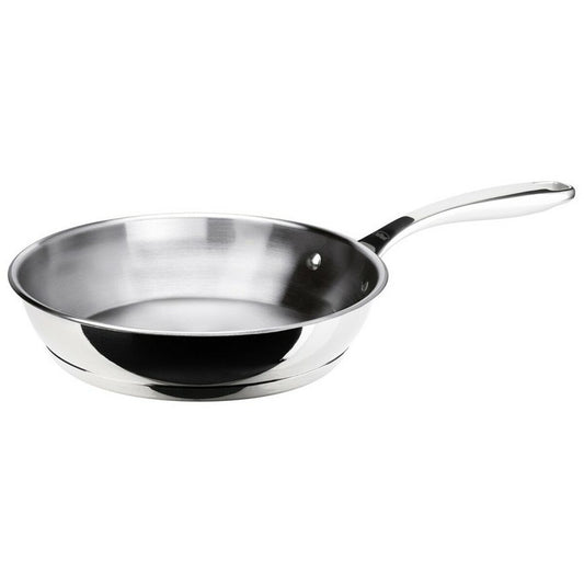 Ruostumaton teräspannu 22 cm, induktioon sopiva paistinpannu