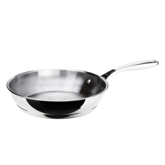 Ruostumaton teräspannu 26 cm, induktiolle sopiva, sopii kaikille liesille