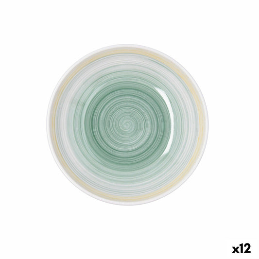Syvä lautanen 21,5 cm astianpesukone- & mikroaaltouuniin, 12 kpl, keltainen