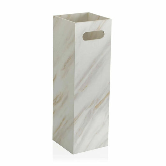 Sateenvarjoteline marmorikuvioitu MDF, kapea eteiseen 15 x 48,5 x 15 cm