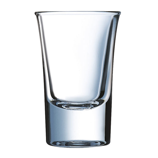 Shottilasit 3,4 cl 6 kpl, kirkas lasi, helppo puhdistaa, kierrätettävä baariin