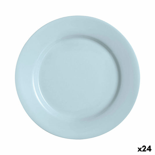 Lasilautanen sininen, astianpesukoneeseen sopiva, Ø 2,24 cm 24 kpl, pinottava