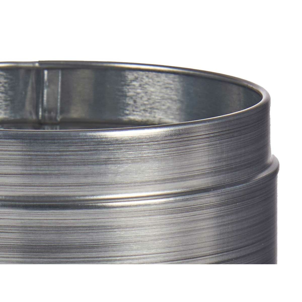 Sokeriastia tina, harmaa 10,4 x 18,2 x 10,4 cm, 24 kpl, keittiösäilytys
