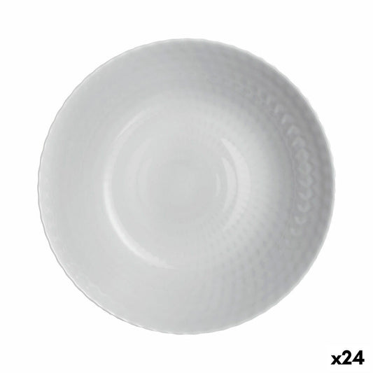 Syvä lautanen 20 cm, granit-harmaa lasi - mikroaaltouuni & astianpesukone, 24 kpl