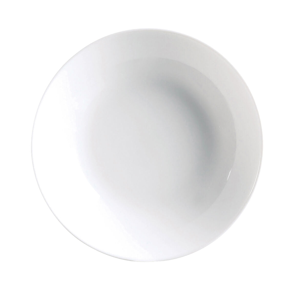 Syvä lautanen 20 cm lasi, valkoinen ruokailuun - 24 osaa astiasetti Luminarc