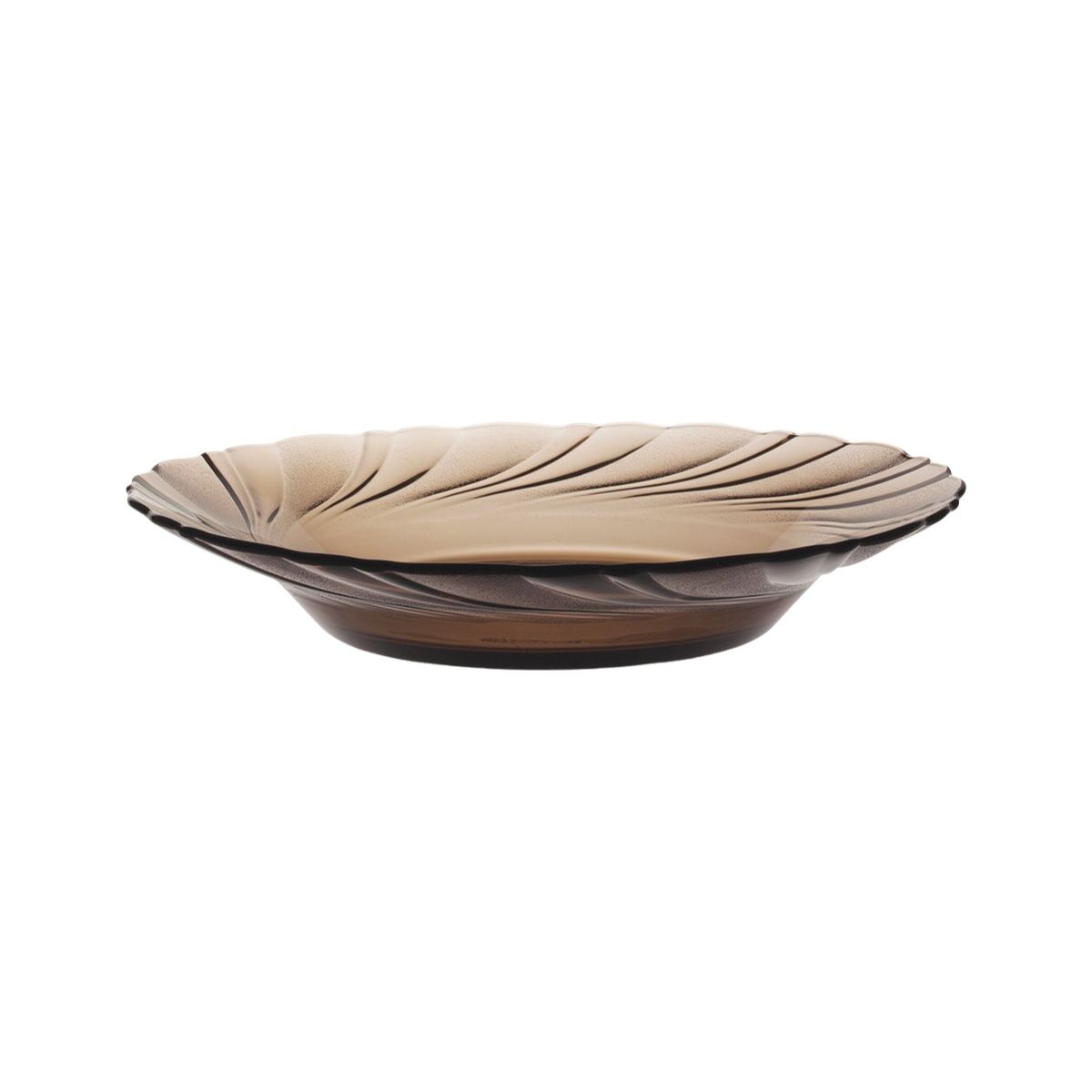 Syvä lautanen Ø 21,5 cm ruskea, 36 kpl ruokailuun - lasinen Beau Rivage Duralex