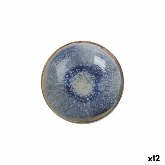 Syvä lautanen Ø 21 cm, 12 kpl - sininen lasitus, kattaukseen