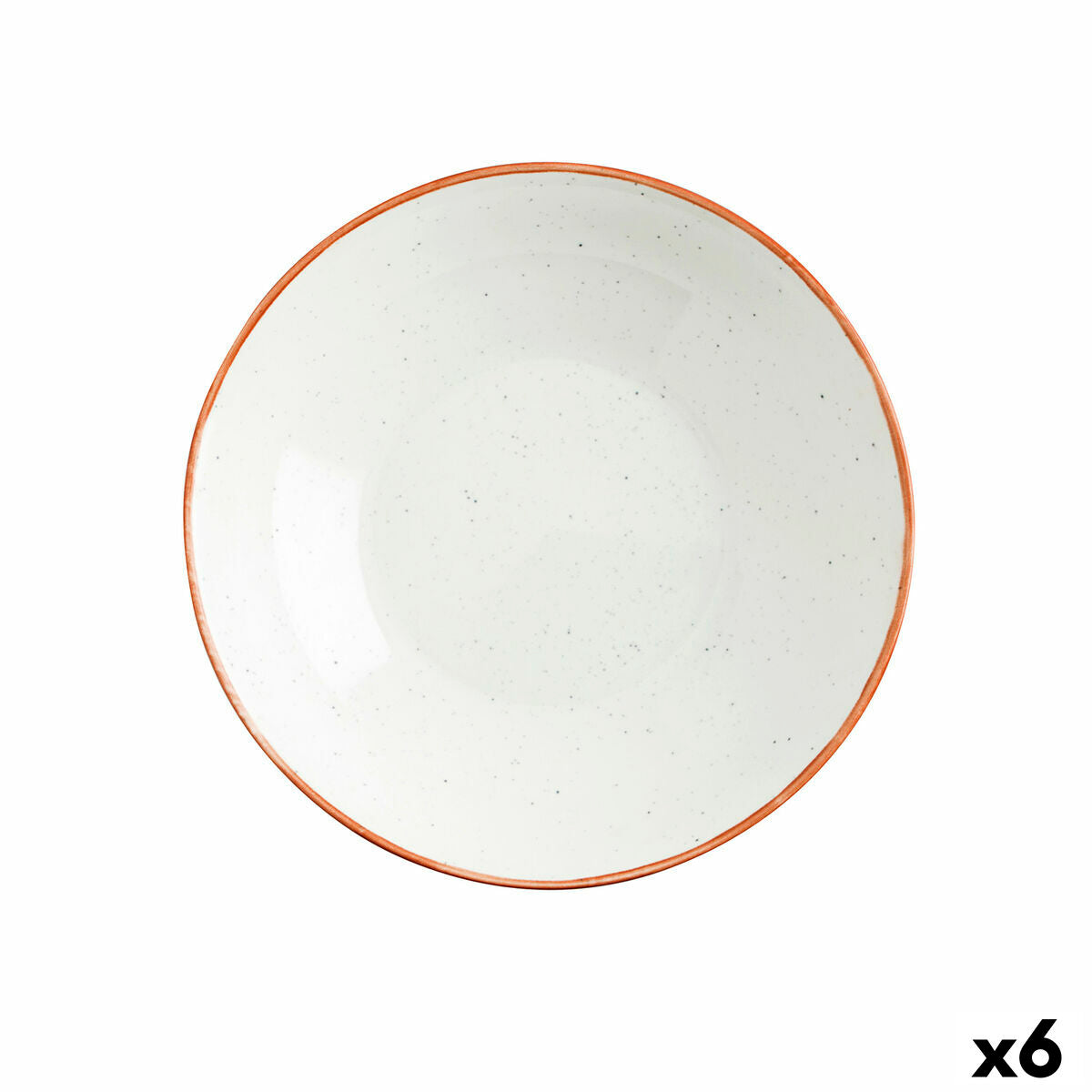 Syvä lautanen 21 cm keramiikka, beige – 6 kpl, astiastoon ja arkeen ruokailuun