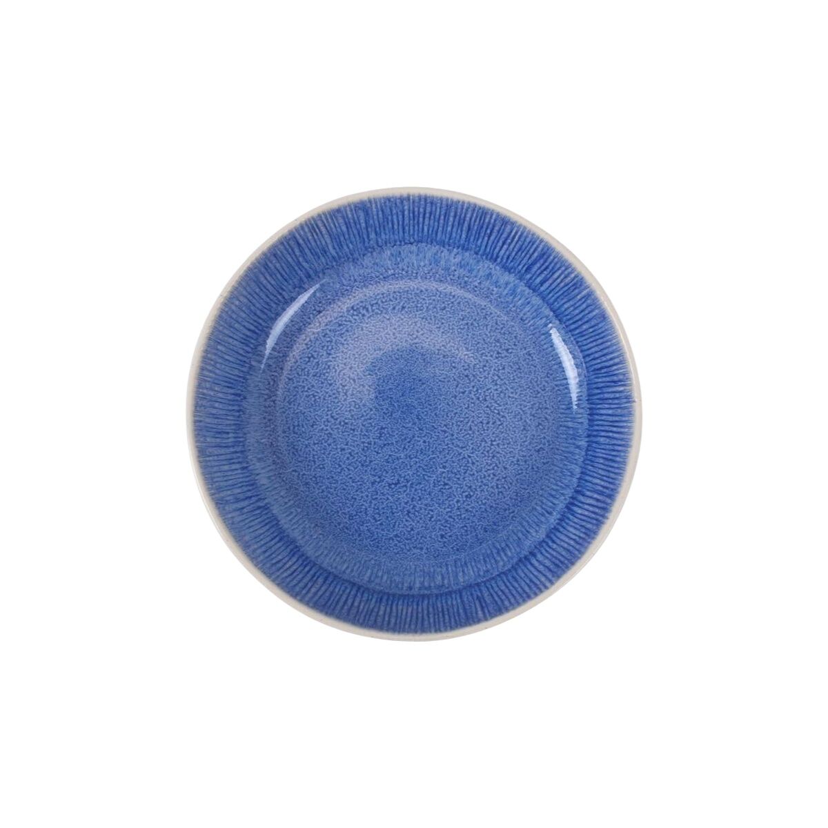 Syvä lautanen ø22×4.7 cm sininen, 18 kpl, perheille & ravintoloihin, Calobra