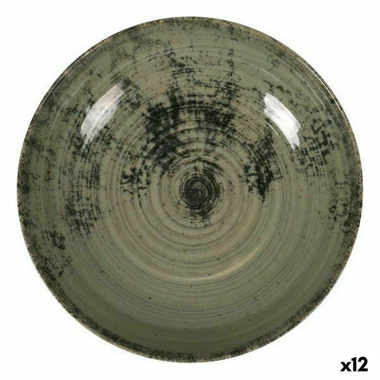 Syvä lautanen Ø 22,7 cm, vihreä – 12 kpl, keittiöön & tarjoiluun, astiasetti