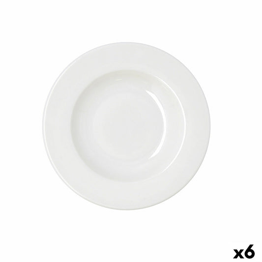 Syvä lautanen mikroon & astianpesukoneeseen sopiva Ø 23 cm, keraaminen, 6 kpl