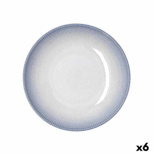 Syvä lautanen Ø 23 cm, 6 kpl, valkoinen keramiikka, mikro & astianpesukone