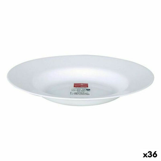 Syvä lautanen 24 cm, lasinen 3,5 cm syvyys, 36 kpl